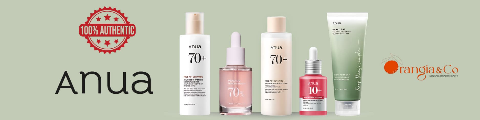 Orangia & Co beauty essentials
